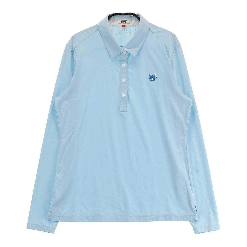 サイズ：3 WAAC ワック 長袖ポロシャツ ブルー系 [240101589752