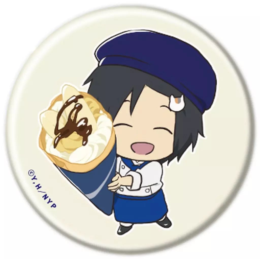 中古】バッジ・ビンズ 田沼要 「夏目友人帳 缶バッジ 08.クレープver