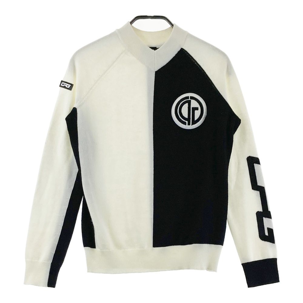 サイズ：2 CPG GOLF シーピージーゴルフ Vネックニットセーター ウール