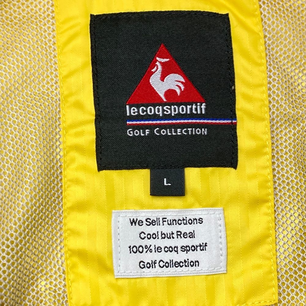 サイズ：L LE COQ GOLF ルコックゴルフ 2WAY長袖ジップジャケット