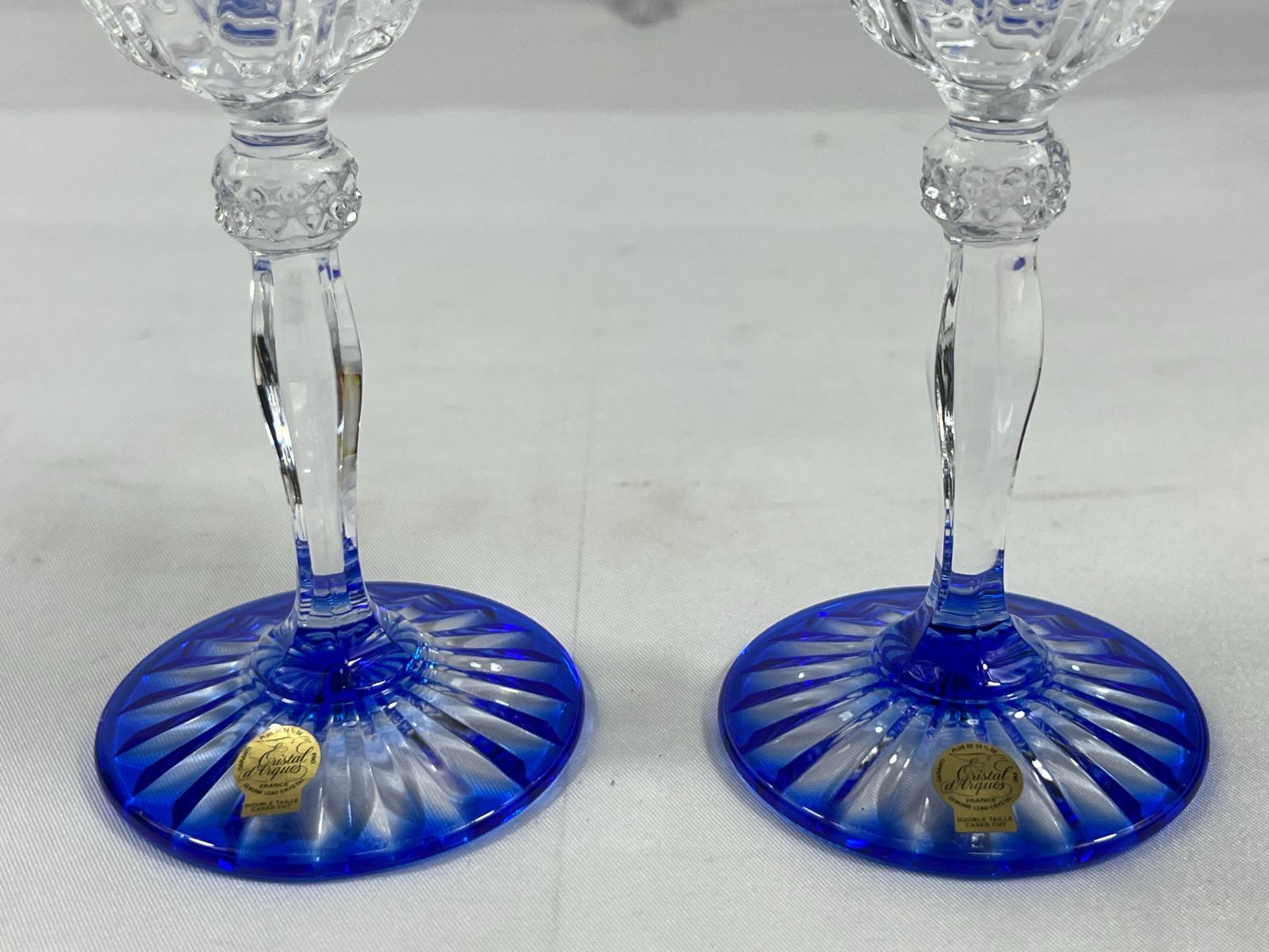 Cristal d'Arques クリスタルダルク ワイングラス 2点セット ペア