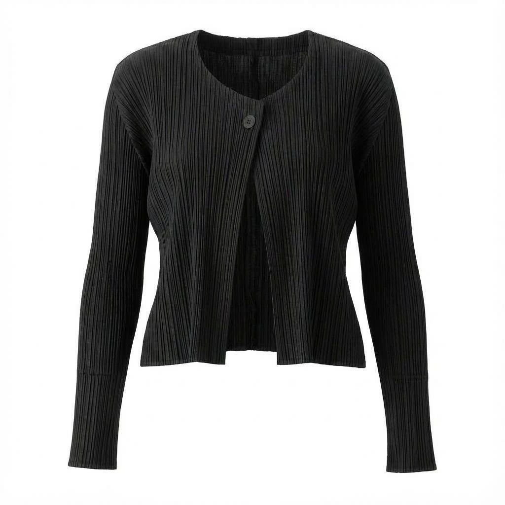 PLEATS PLEASE ISSEY MIYAKE　カーディガン薄手　美品 26a26 PLEATS PLEASE プリーツプリーズ イッセイミヤケ 薄手