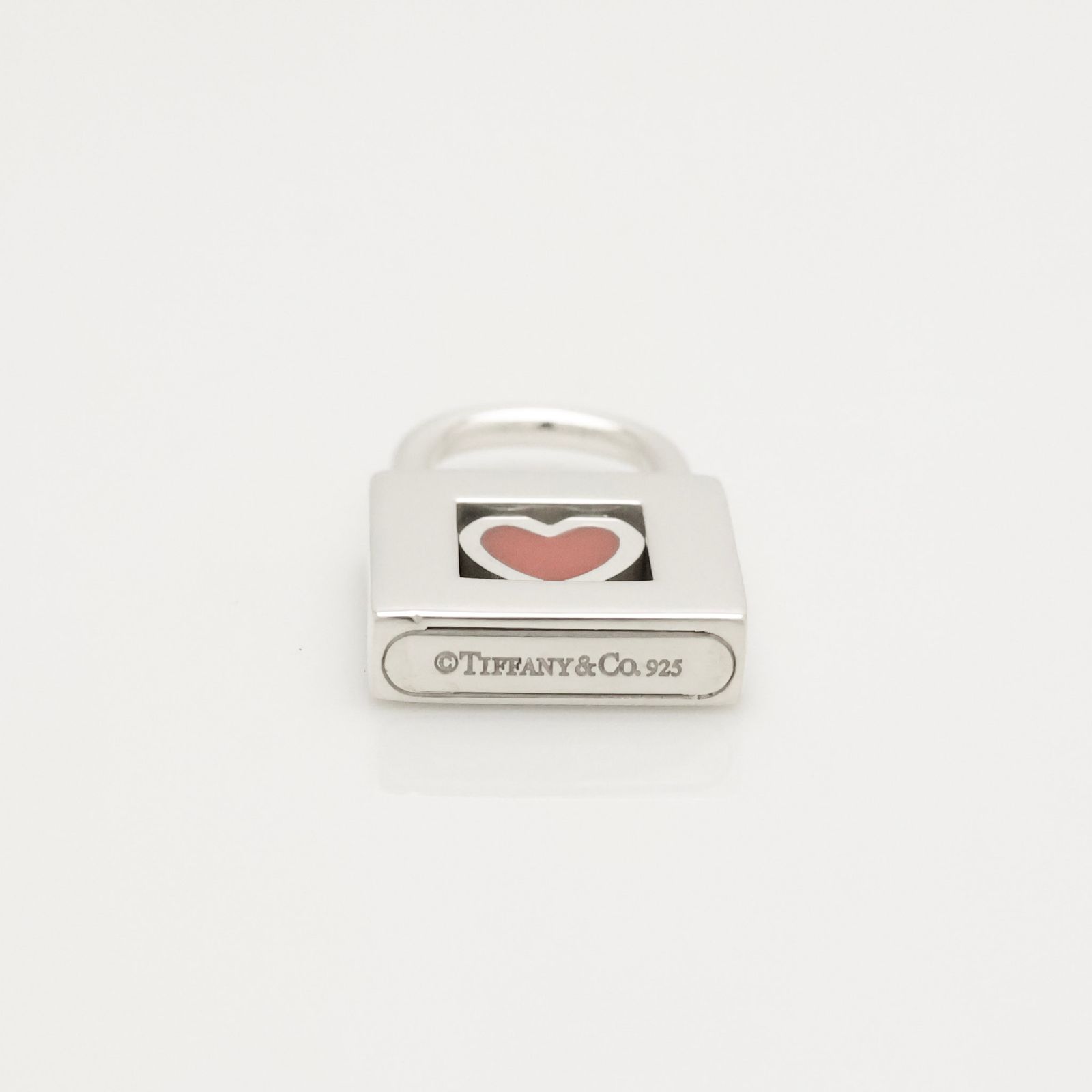 美品】ティファニー TIFFANY&Co. カデナ ロック ハート レッド