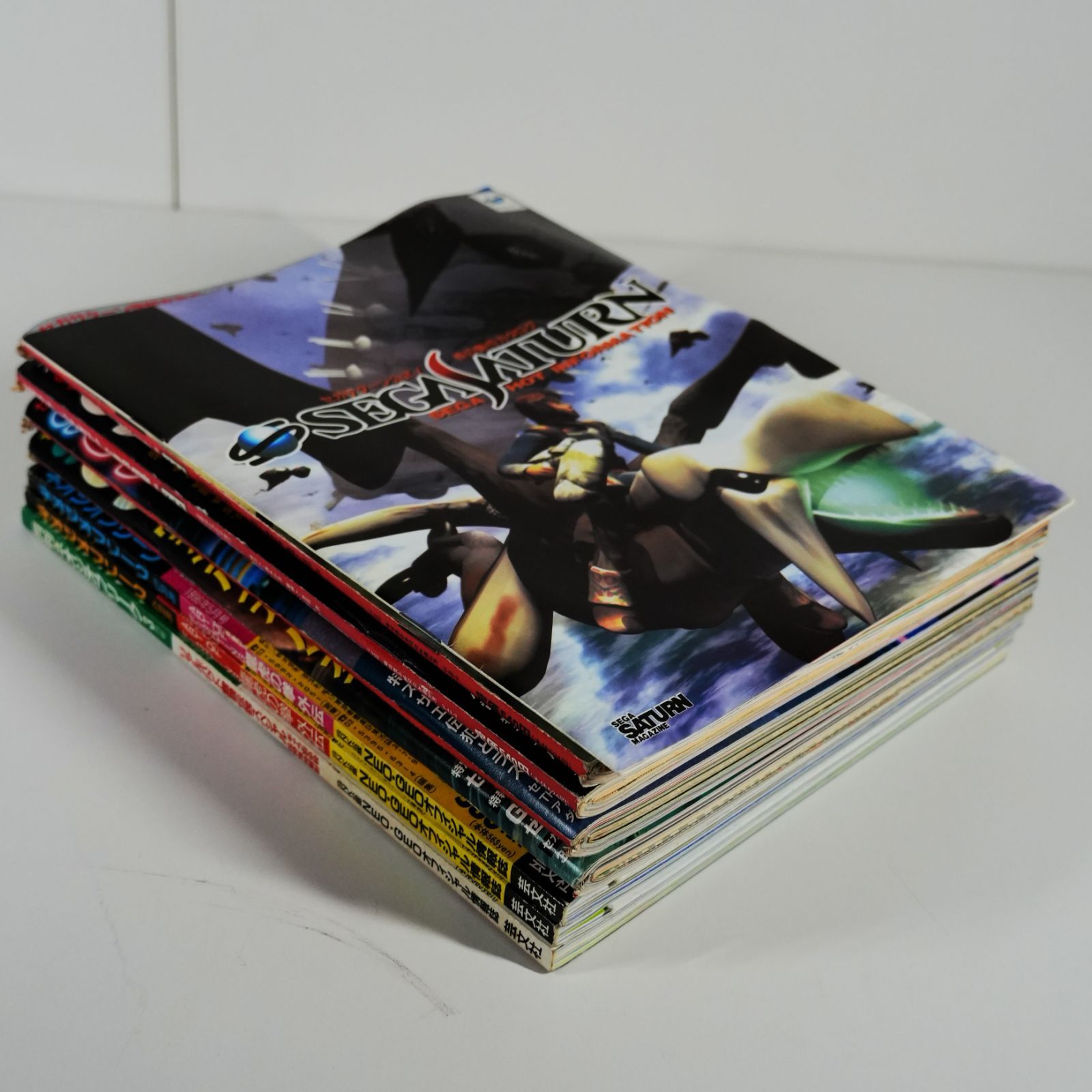 ゲーム雑誌　付録　当時物　30枚セット IM] 当時物 平成初期 ゲーム雑誌 月刊ネオジオフリーク セガサターン