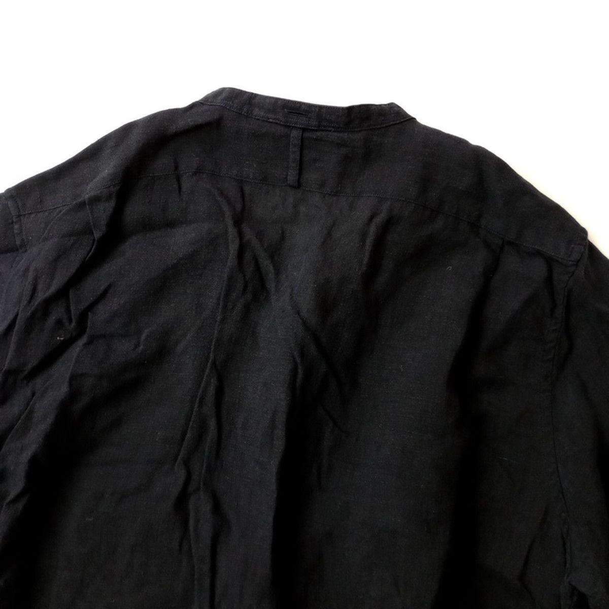 MARGARET HOWELL マーガレットハウエル リネン100％ バンドカラー