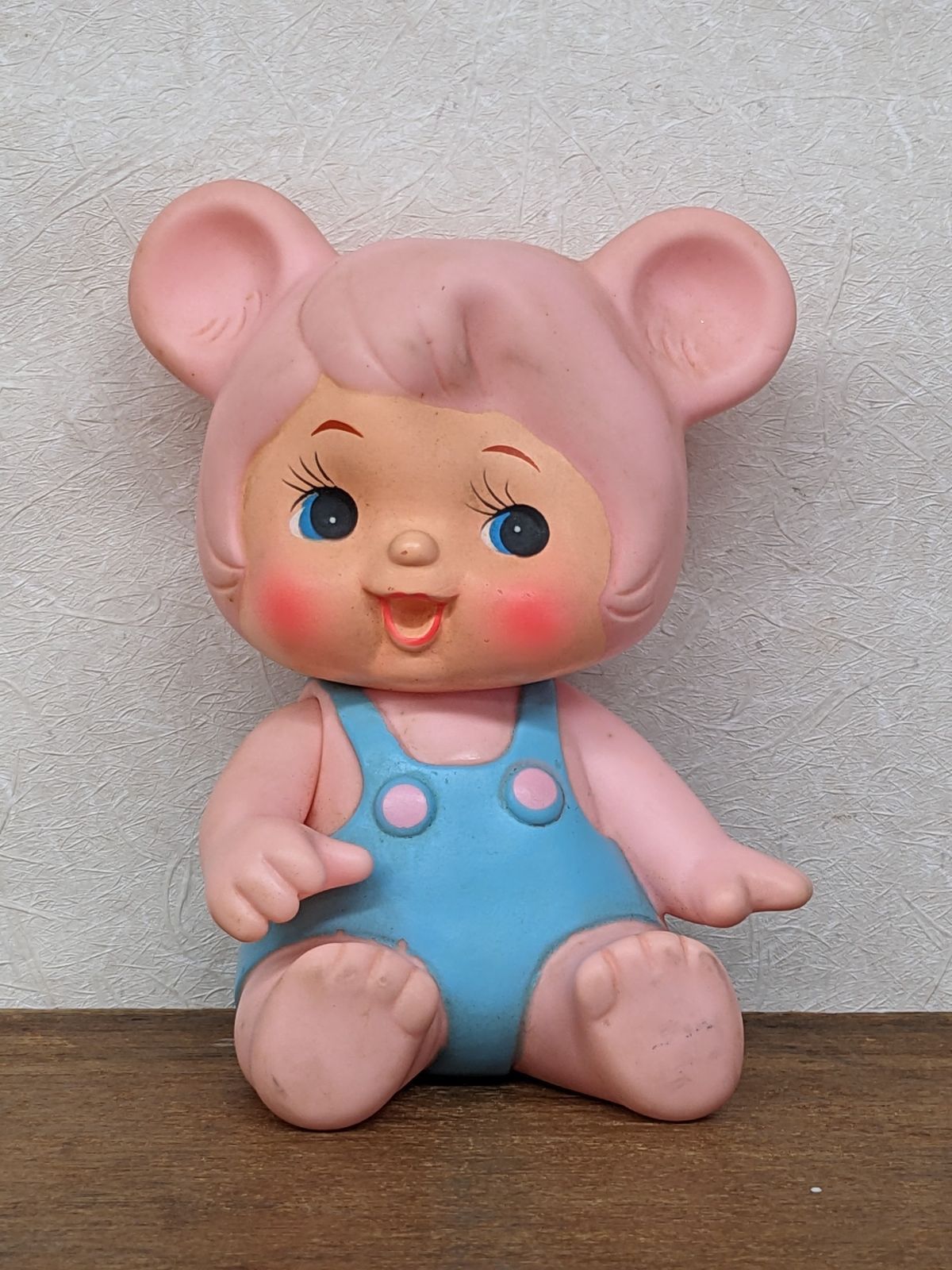 フローティー　スクイーズトイ　くま　ソフビ人形　昭和レトロ 昭和レトロソフビ人形 フローティー スクイーズトイ くま ソフビ人形