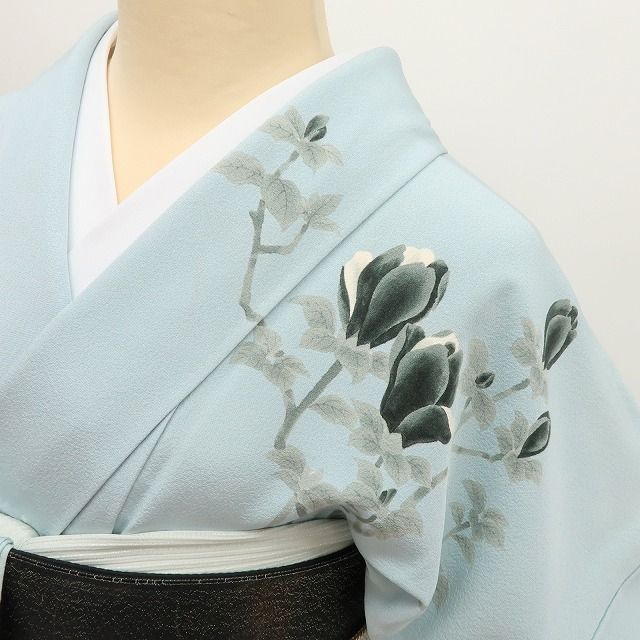 百華❀Y4467◇正絹 手縫い仕立て 訪問着 着物 単品 - メルカリ