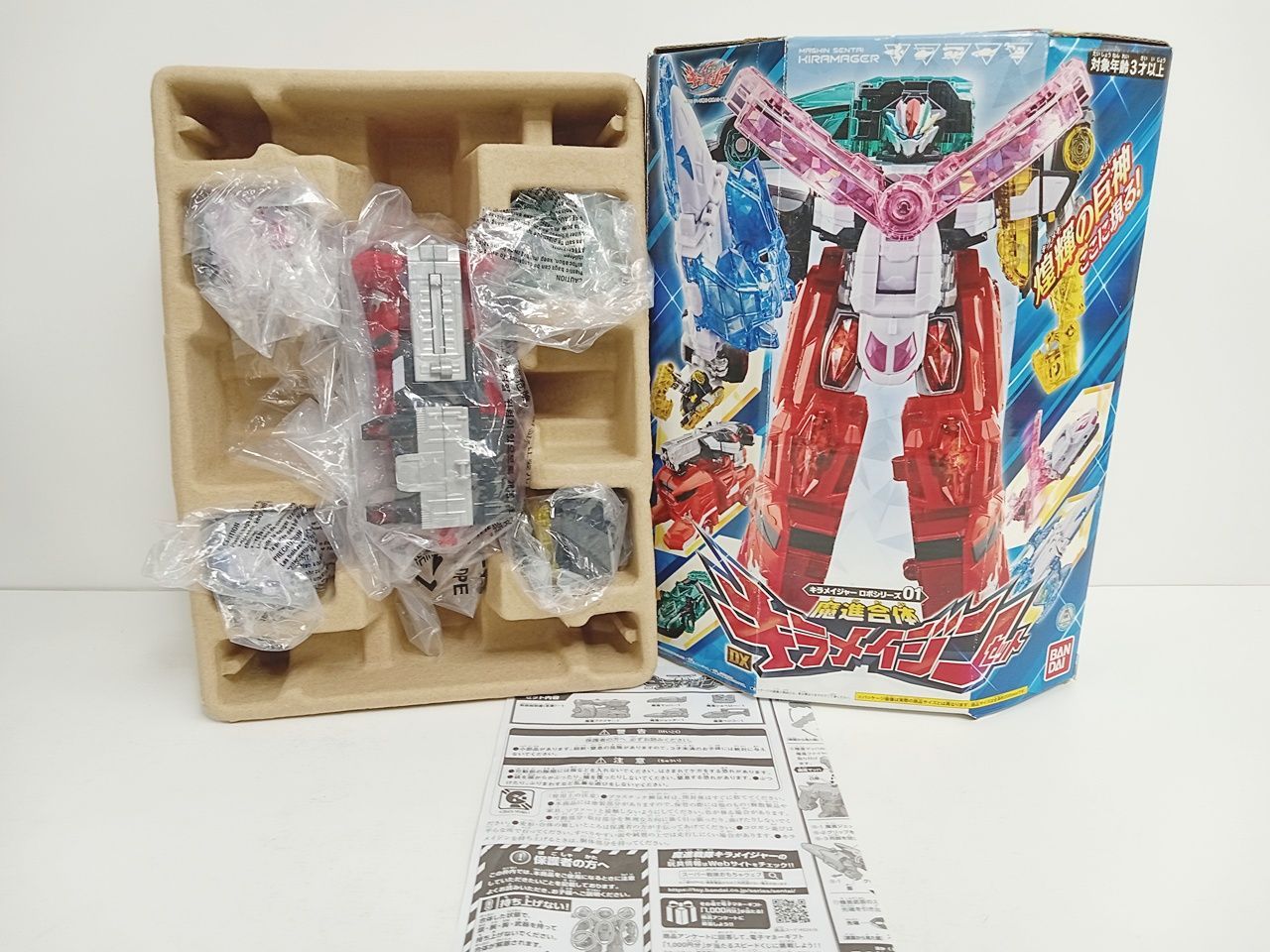 魔進戦隊キラメイジャー DXキラメイジンセット＆ギガントドリラー＆グレイトフルフェニックス 開封済み 3点セット MB-6614