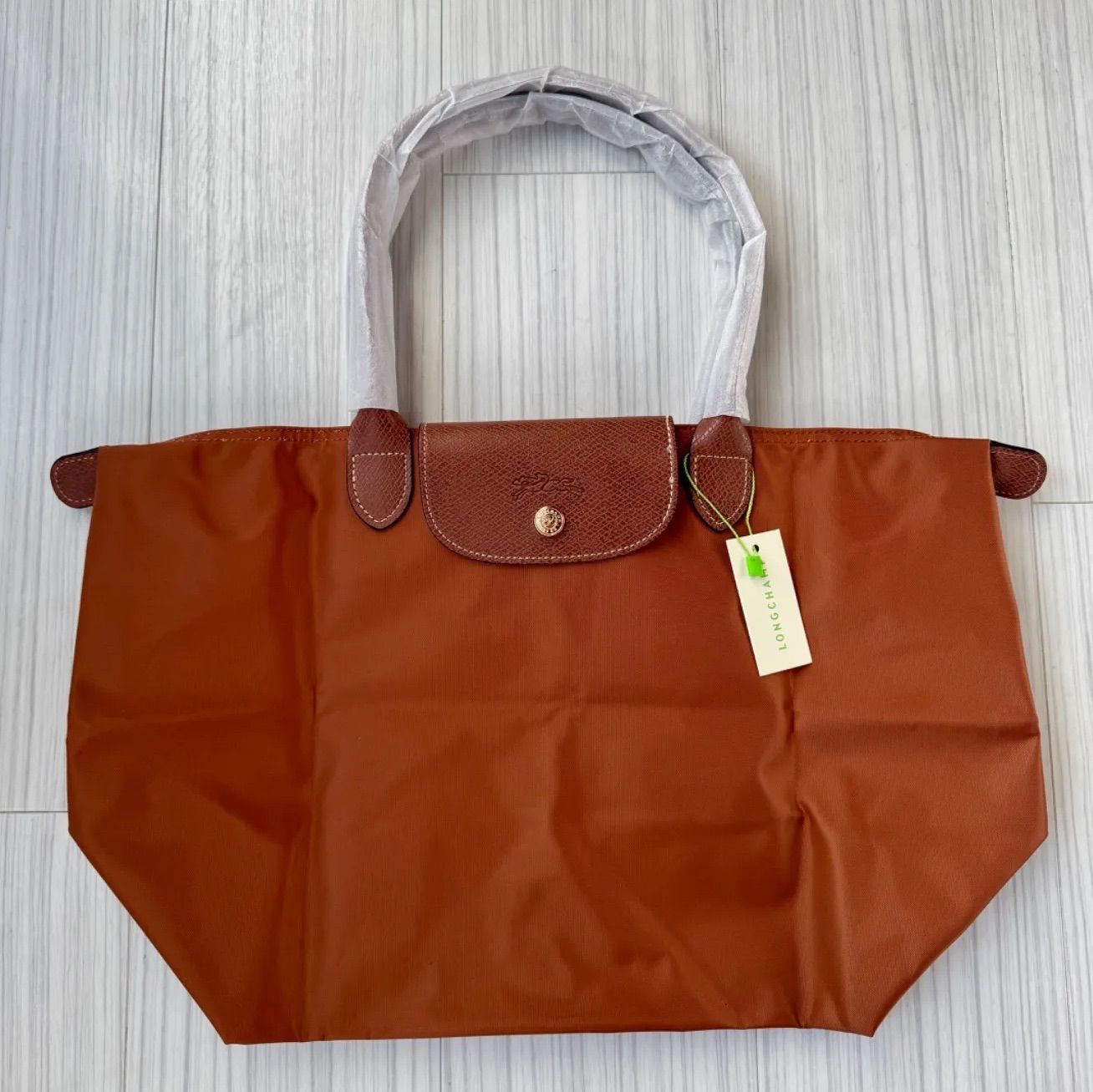 Longchamp ル プリアージュ コニャック Lサイズ ナイロン ショルダー 