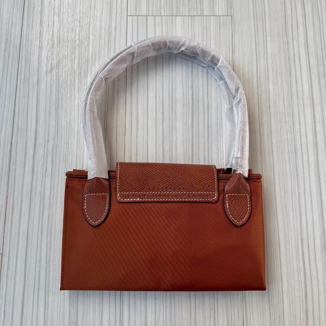 Longchamp ル プリアージュ コニャック Lサイズ ナイロン ショルダー 