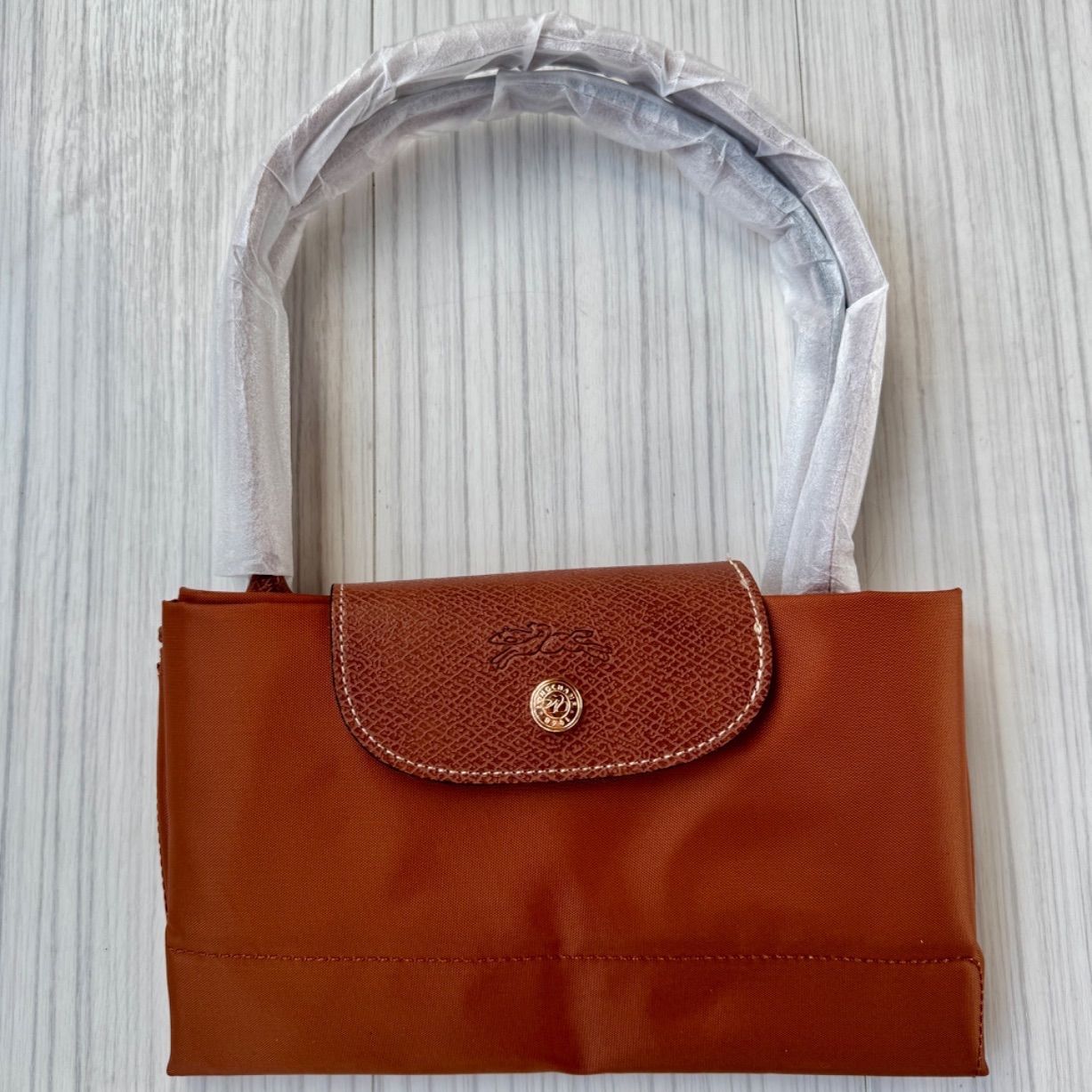 Longchamp ル プリアージュ コニャック Lサイズ ナイロン ショルダー 