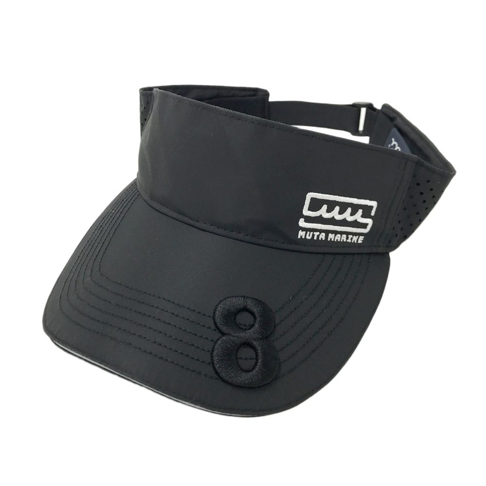MUTA MARINE ムータマリン  サンバイザー  ブラック系  [240101604389] ゴルフウェア ストスト