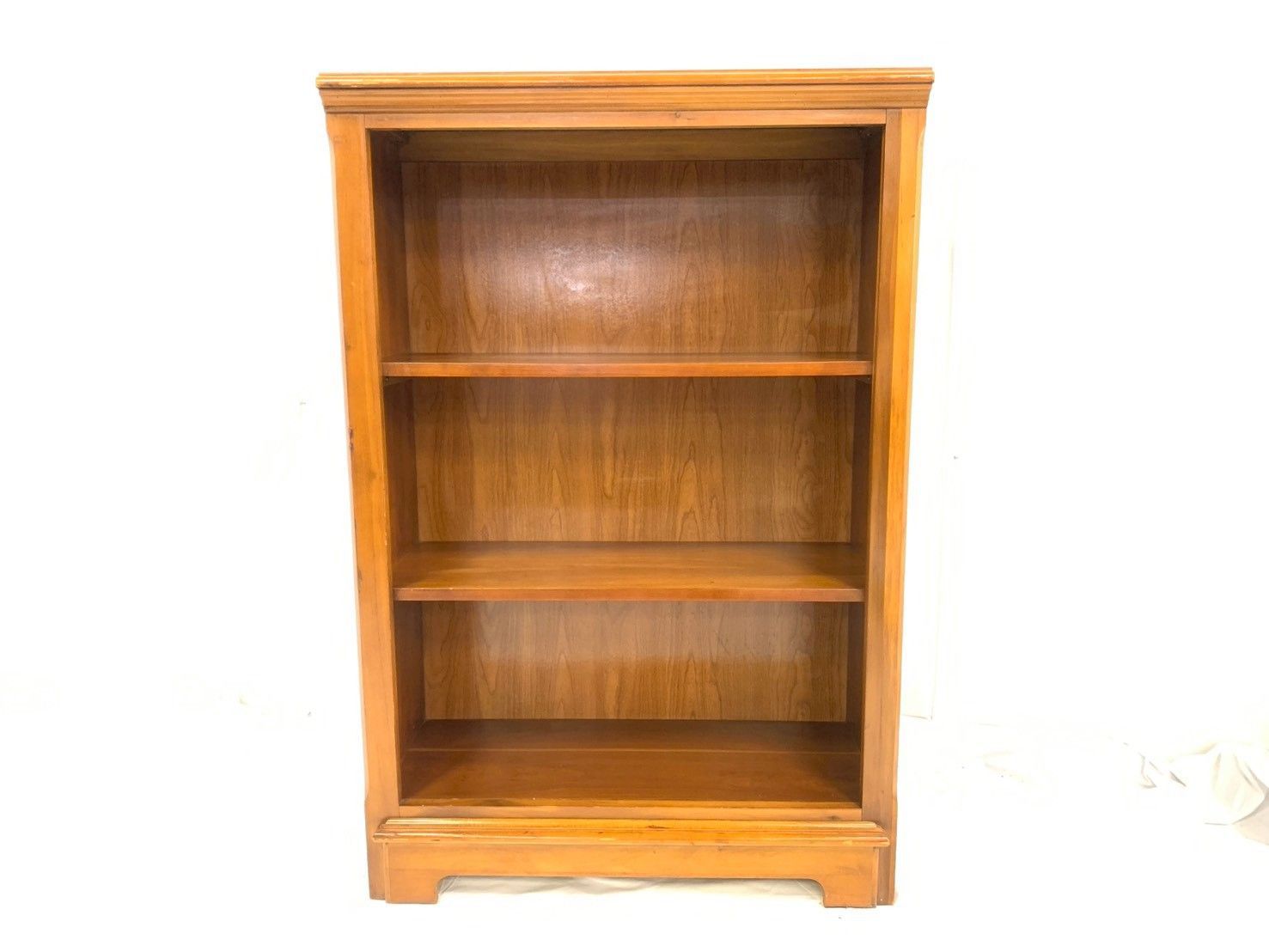 【アメリカ家具】本棚 3段 シェルフ ラック ビンテージ アンティーク 米軍放出 本棚 ブックシェルフ 3段 ブックケース レコード収納 オープンラック