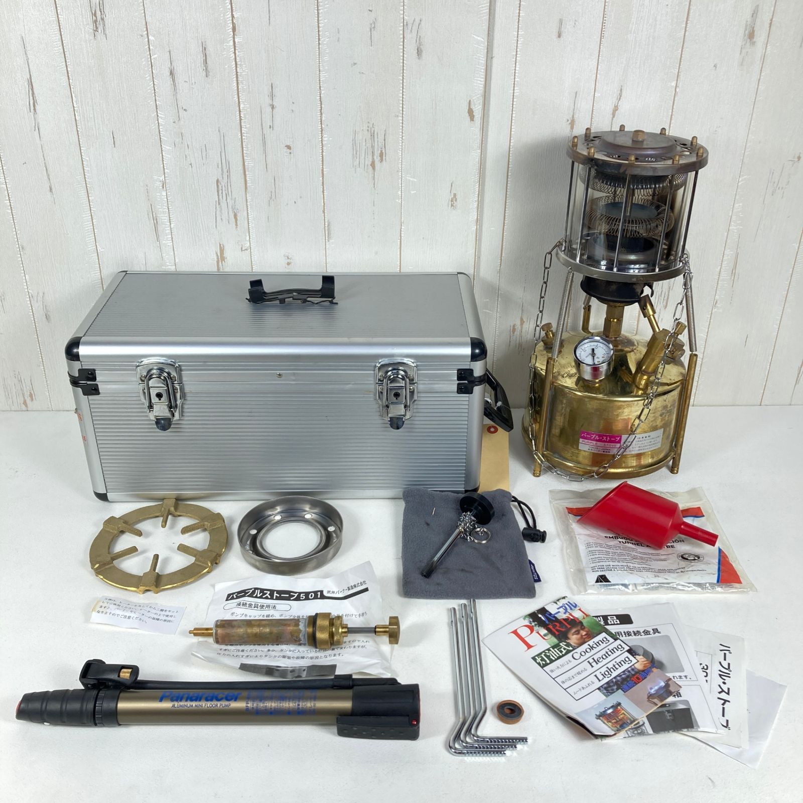 OneSize ゴールド系】 武井バーナー 501A パープルストーブ セット 
