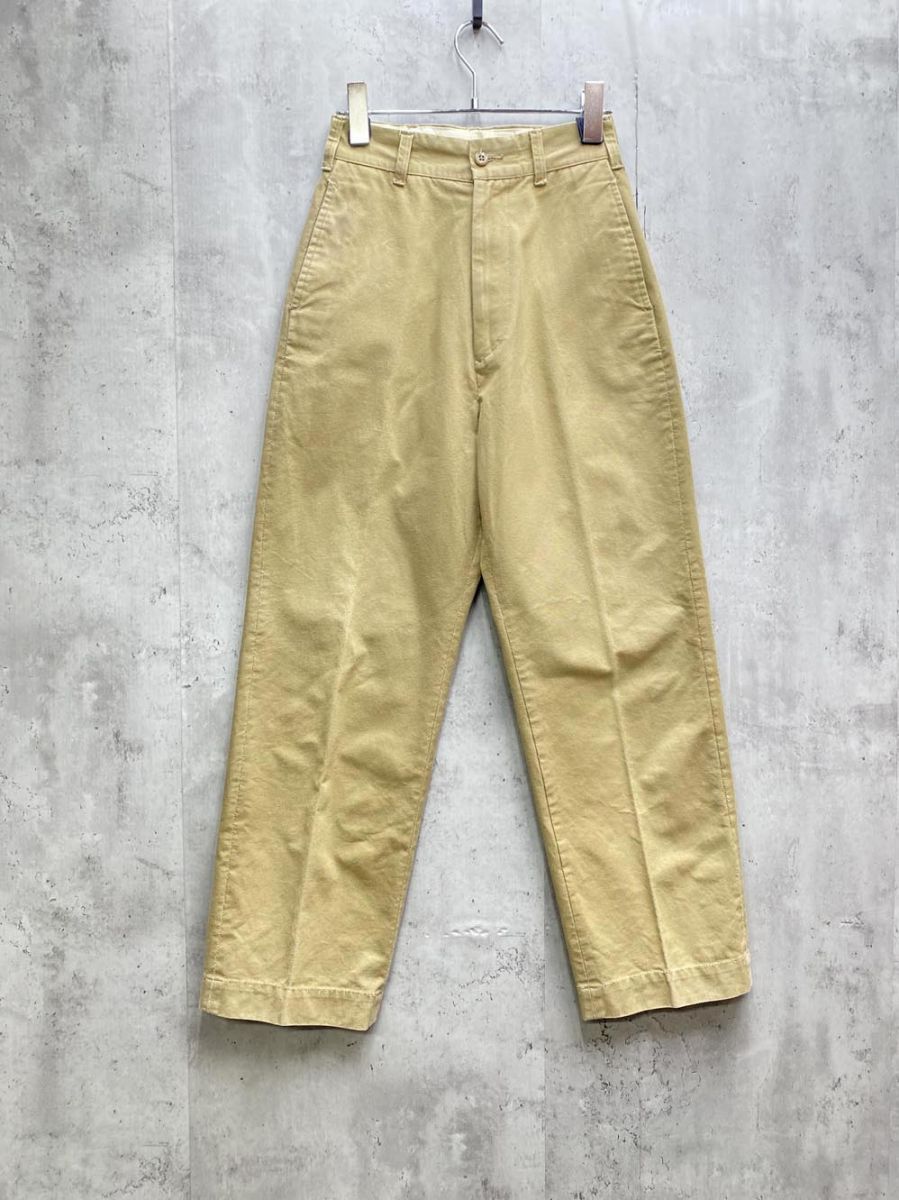 The SHINZONE ザシンゾーン ハイウエスト チノ パンツ size32/ベージュ