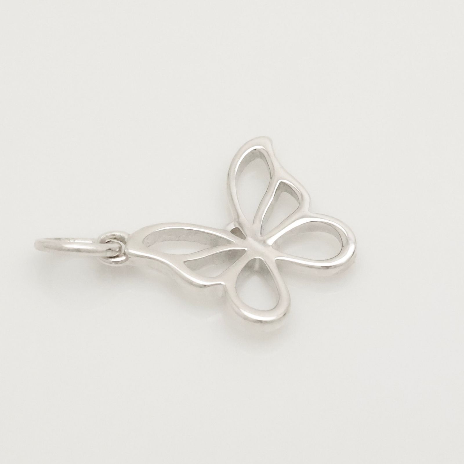 美品】ティファニー TIFFANY&Co. オープン バタフライ 蝶 チャーム