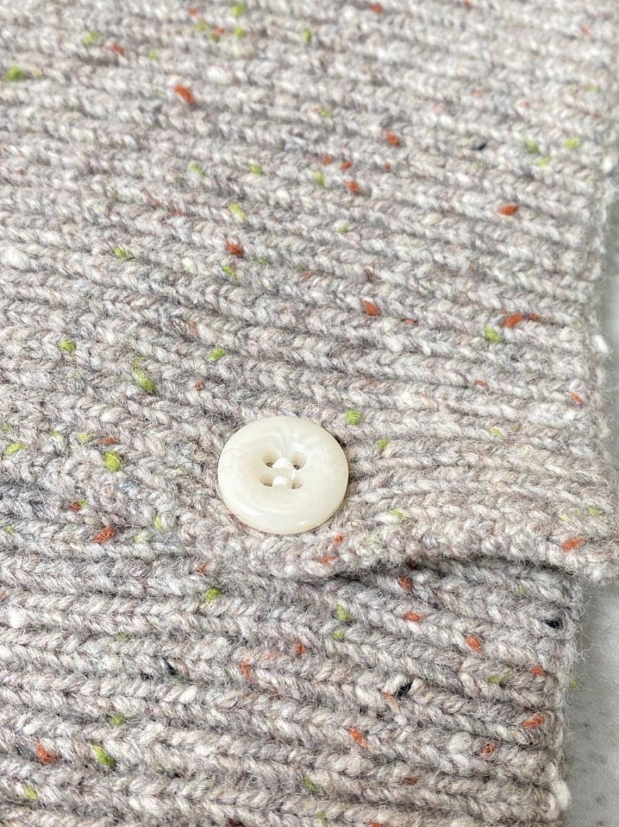 美品 OHOTORO オオトロ Mixed Tube Knit ニット セーター ベージュ