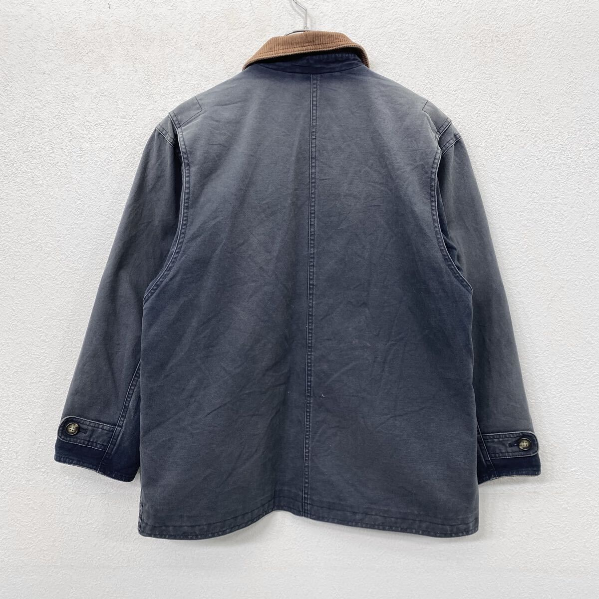 90s LANDS'END レディース ハンティングジャケット M グレー系 ランズ
