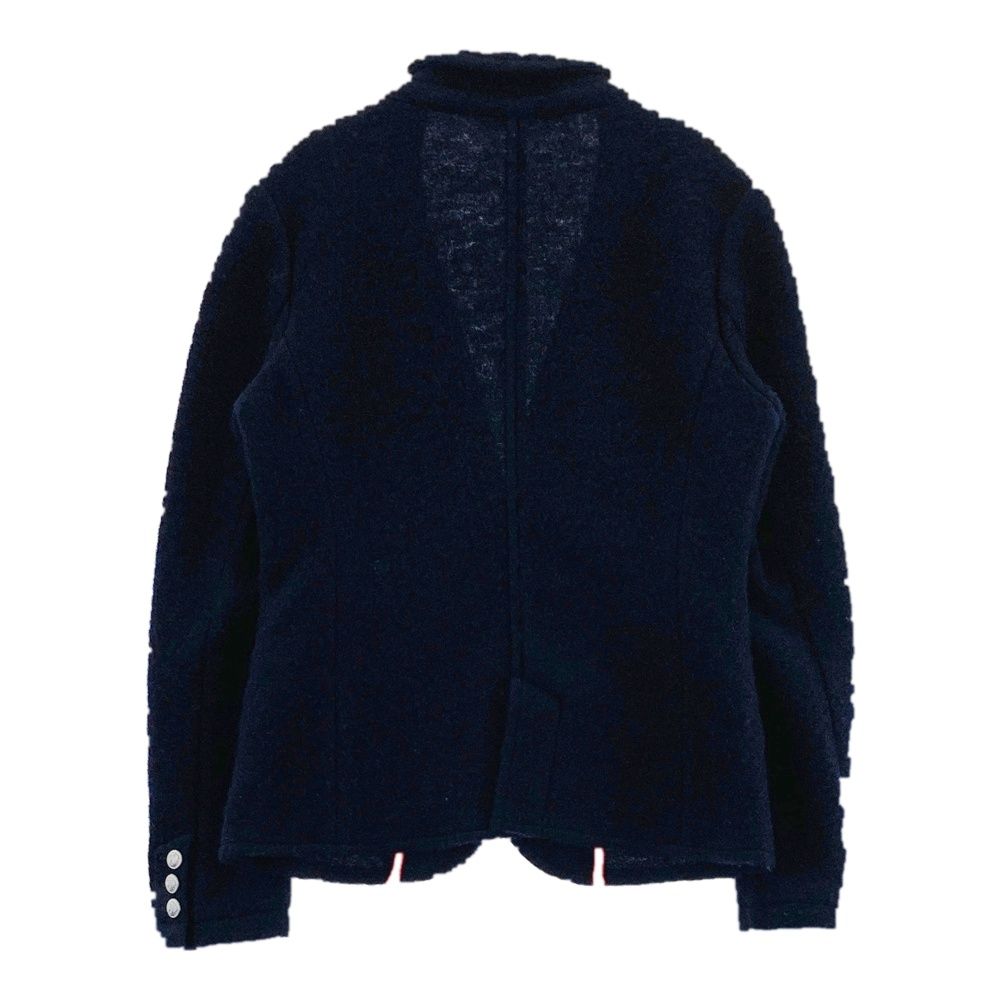 and per se ネイビージャケット サイズ：M AND PER SE アンパスィ ウールテーラードジャケット