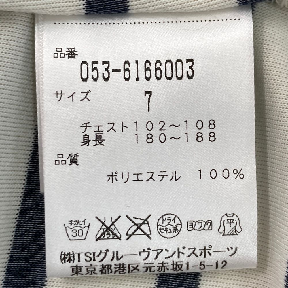 サイズ：7 PEARLY GATES パーリーゲイツ ハーフジップ 長袖Tシャツ