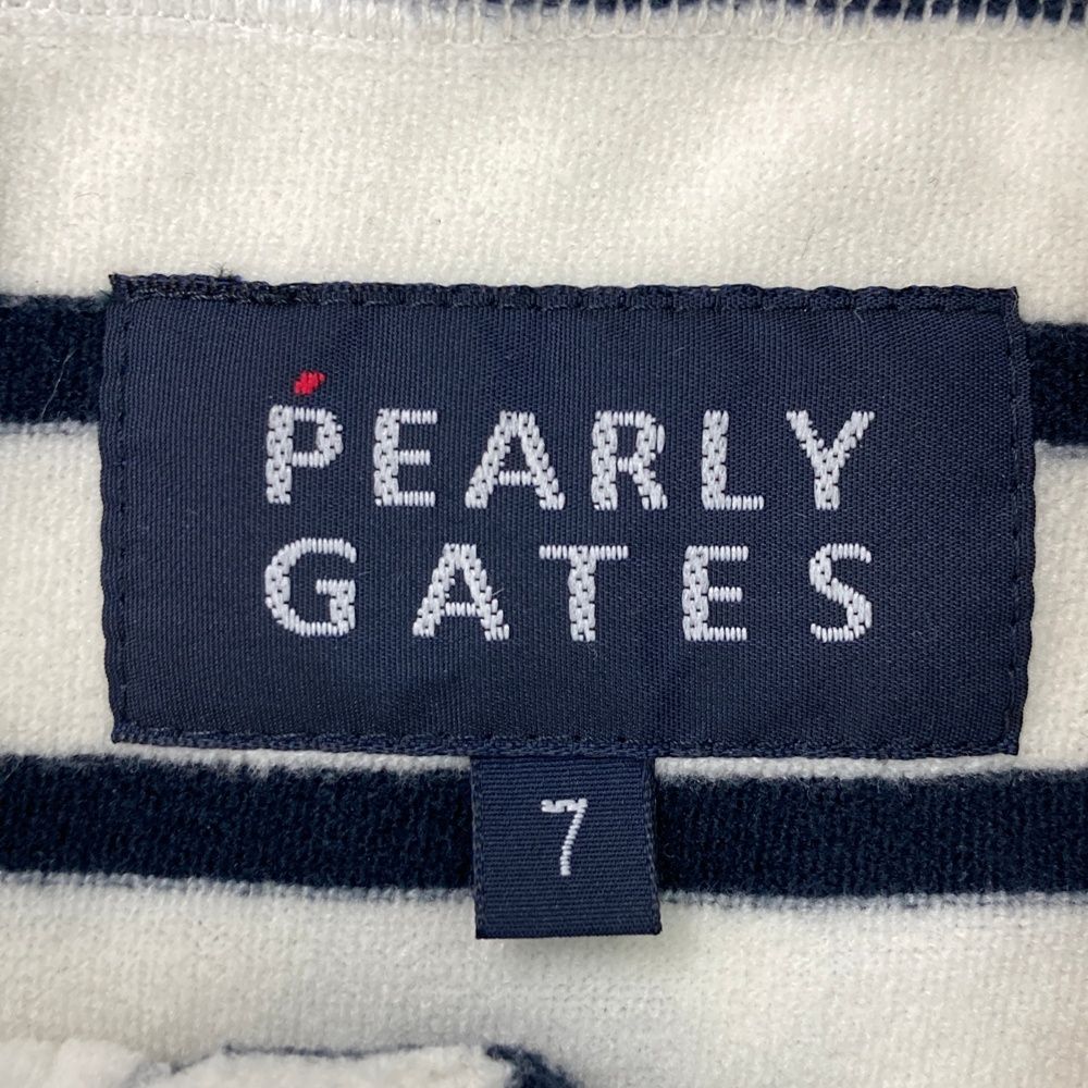 サイズ：7 PEARLY GATES パーリーゲイツ ハーフジップ 長袖Tシャツ