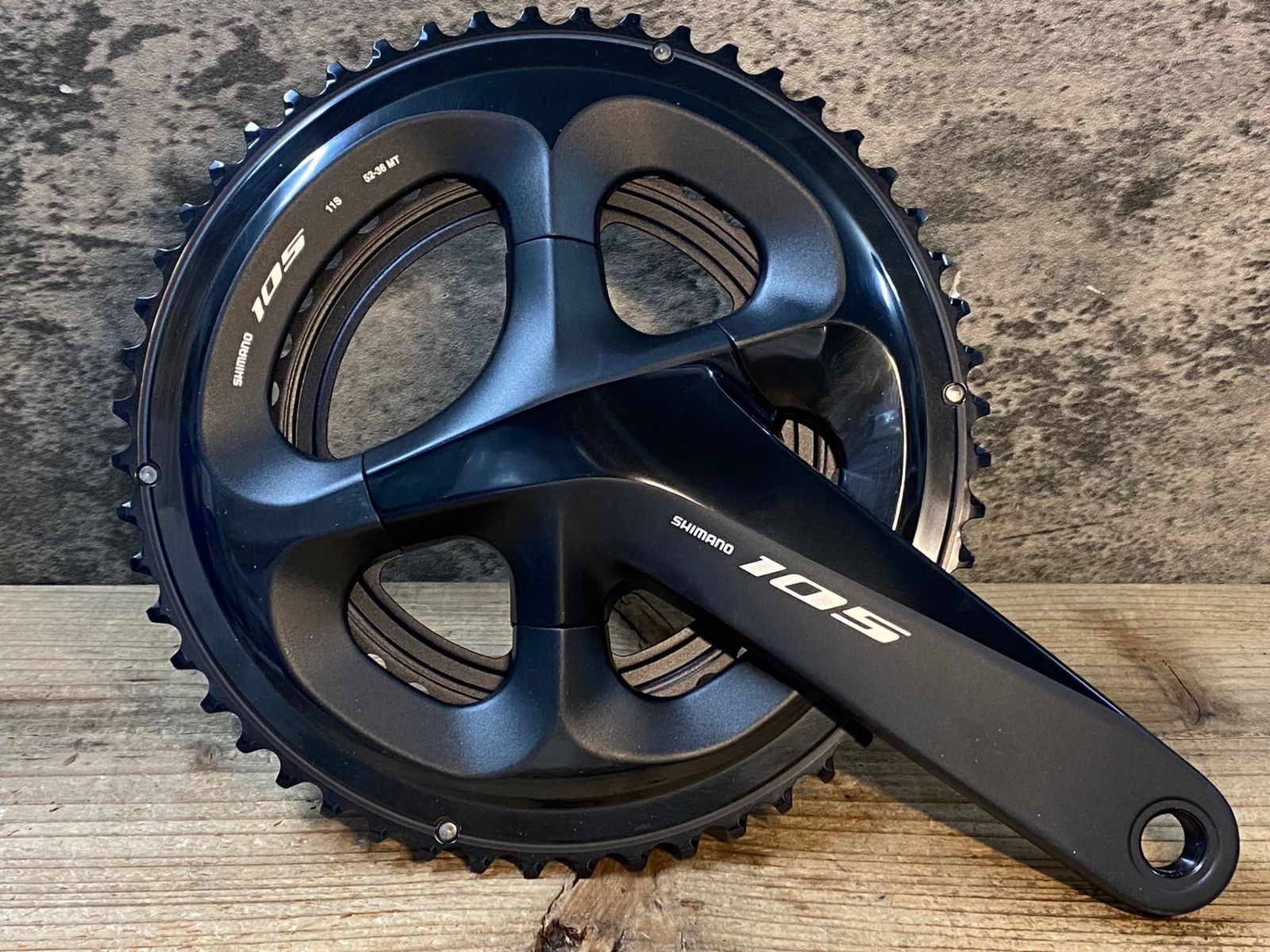 JR645 シマノ SHIMANO 105 FC-R7000 クランクセット 52/36T 170mm 黒