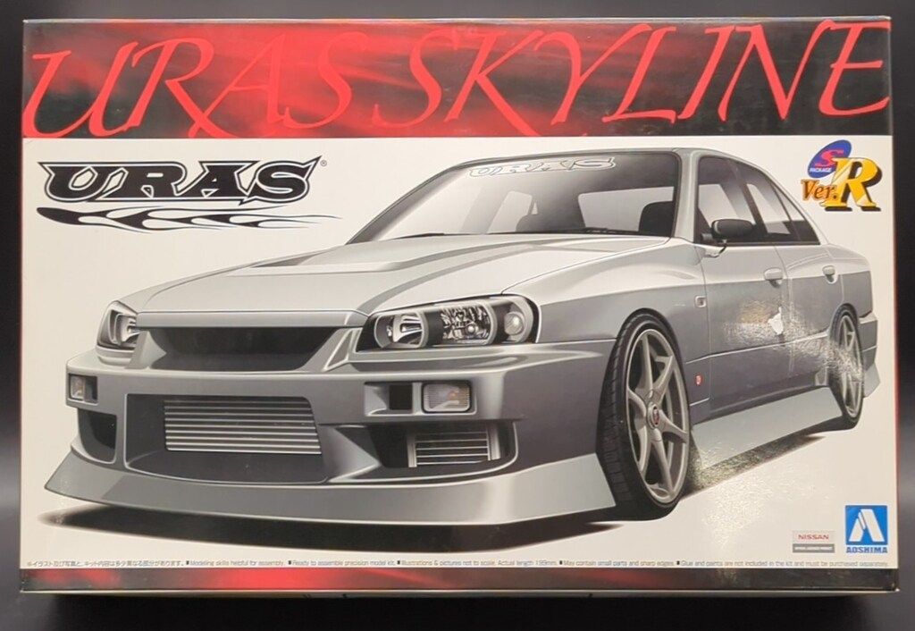 アオシマ 1/24 SパッケージVerR URAS ER34スカイライン 42 - メルカリ