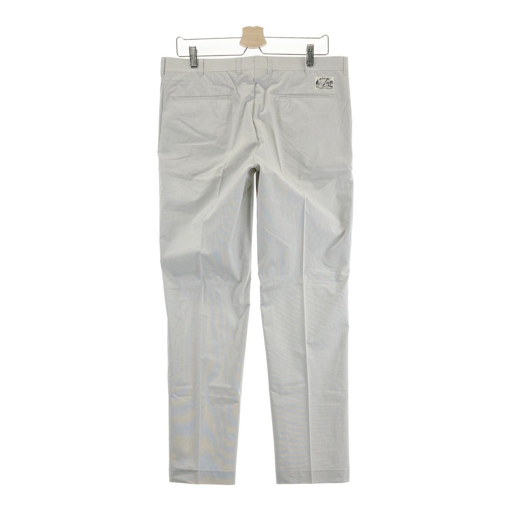 サイズ：LL MONZEE モンジー ストレッチパンツ ストライプ柄 グレー系