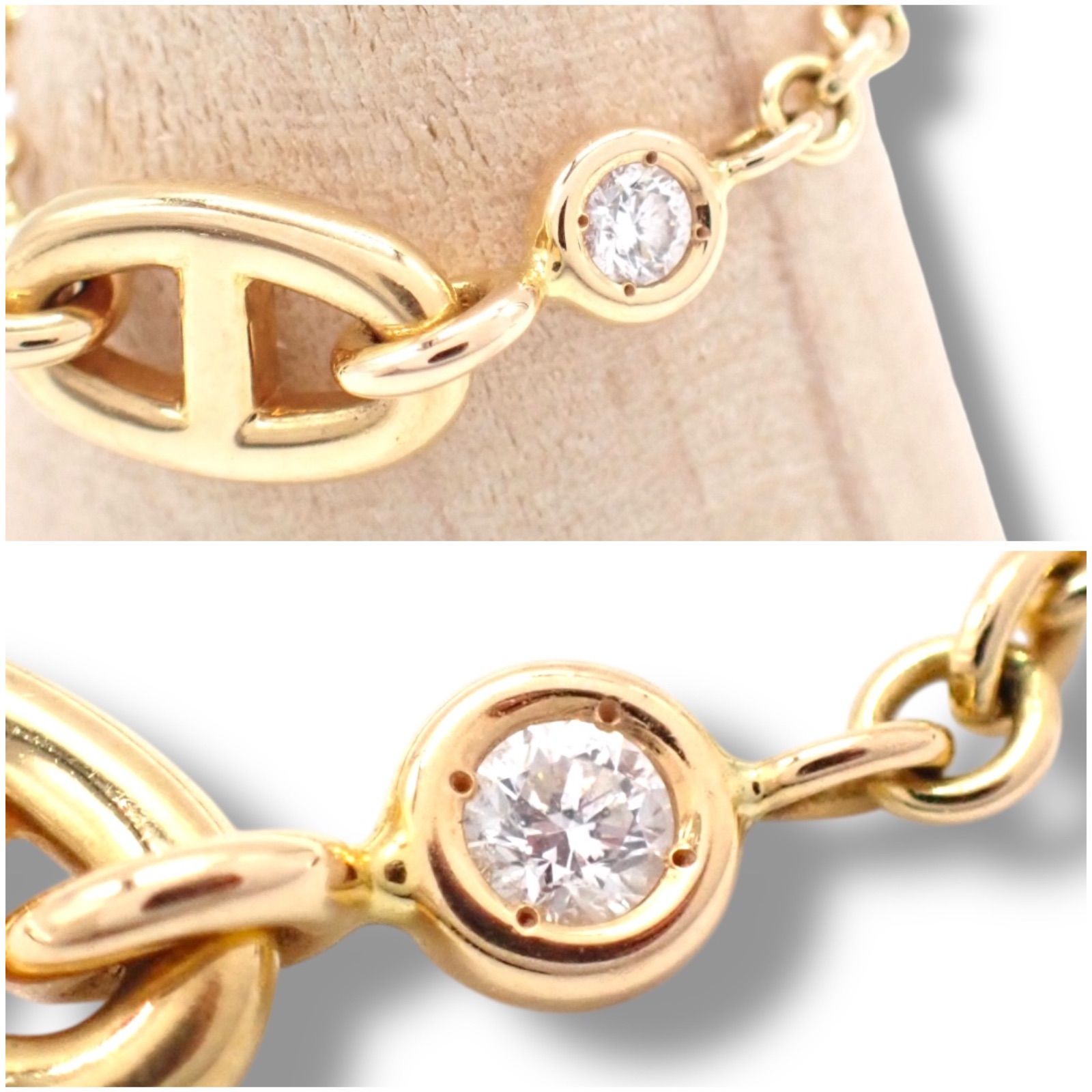 エルメス HERMES シェーヌダンクル ダイヤ ダイヤモンド チェーン