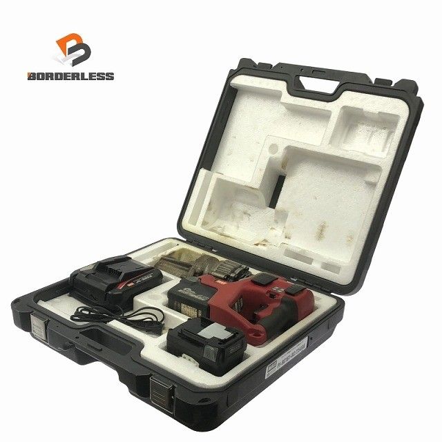 品 MAX マックス 25.2 V 充電式鉄筋カッター PJ-RC 161-BC|2540 A バッテリ 4.0 Ah 充電器 ケース付 コードレス 鉄筋切断機122174