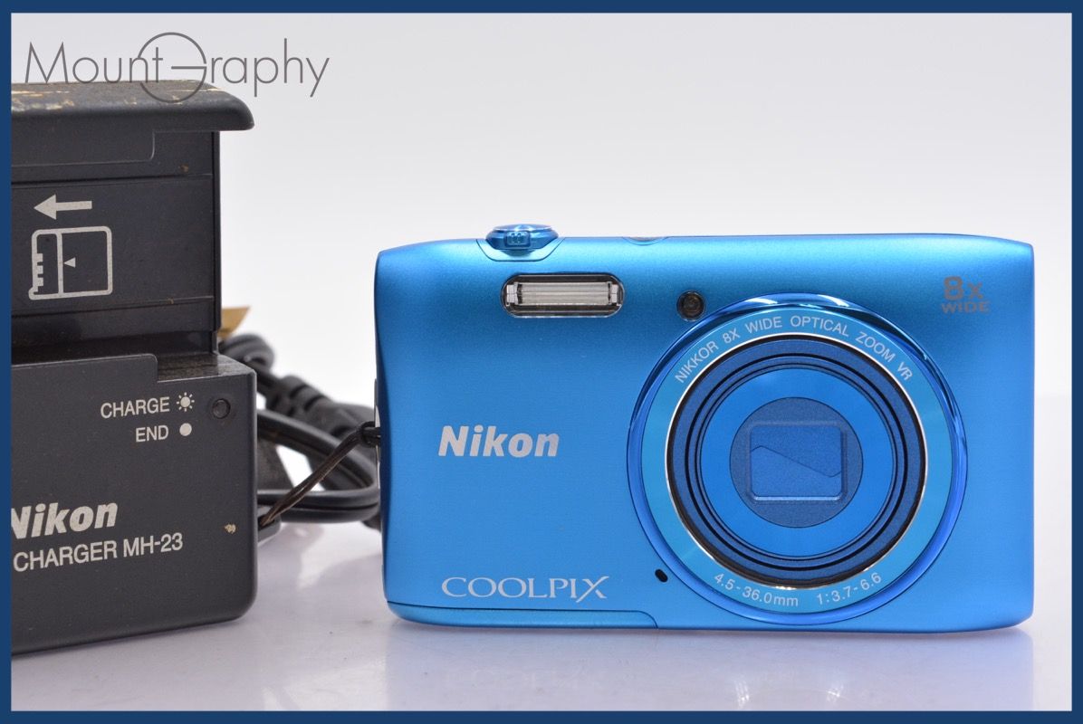 動作保証】 ニコン Nikon COOLPIX S3600 8x 充電器のみ付属 同梱無料