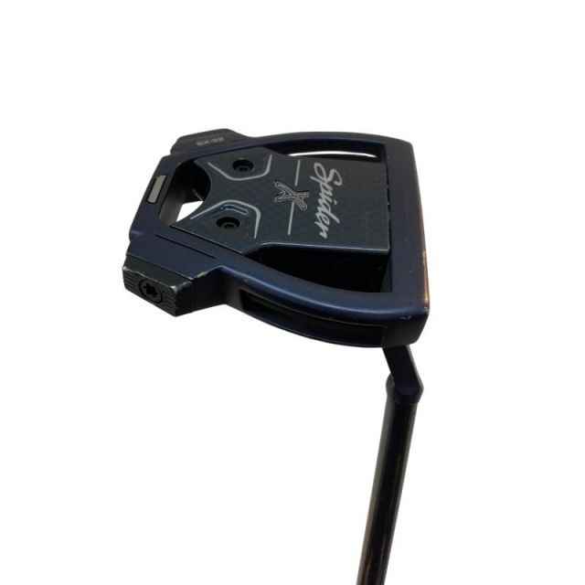 【】 テーラーメイド Spider X BLUE/WHITE スモールスラント 34インチ パター PT スチール(ブラック) (フレックスその他) メンズ 男性用 右利き 右用 Dランク ゴルフクラブ