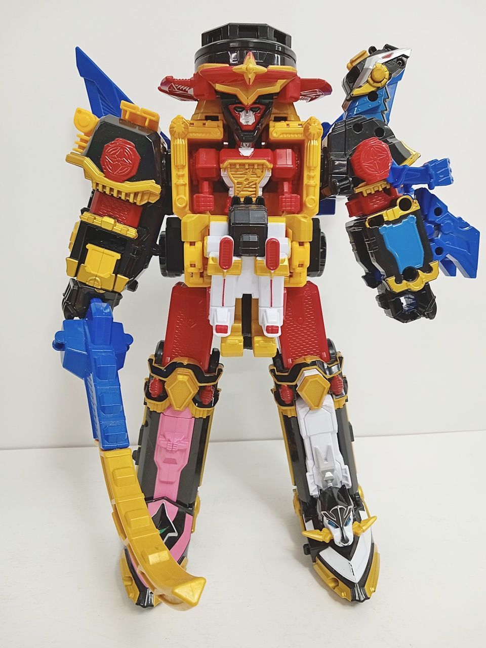 手裏剣戦隊ニンニンジャー DXシュリケンジン DXバイソンキング DXゲキアツダイオー 本体のみ 3体セット MB-6616