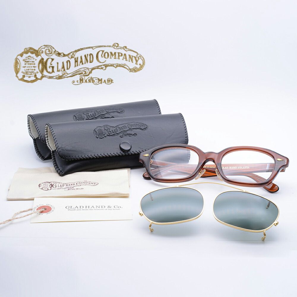 在庫限り】グラッドハンド × 丹羽雅彦 新品 ジミーグラス メガネ