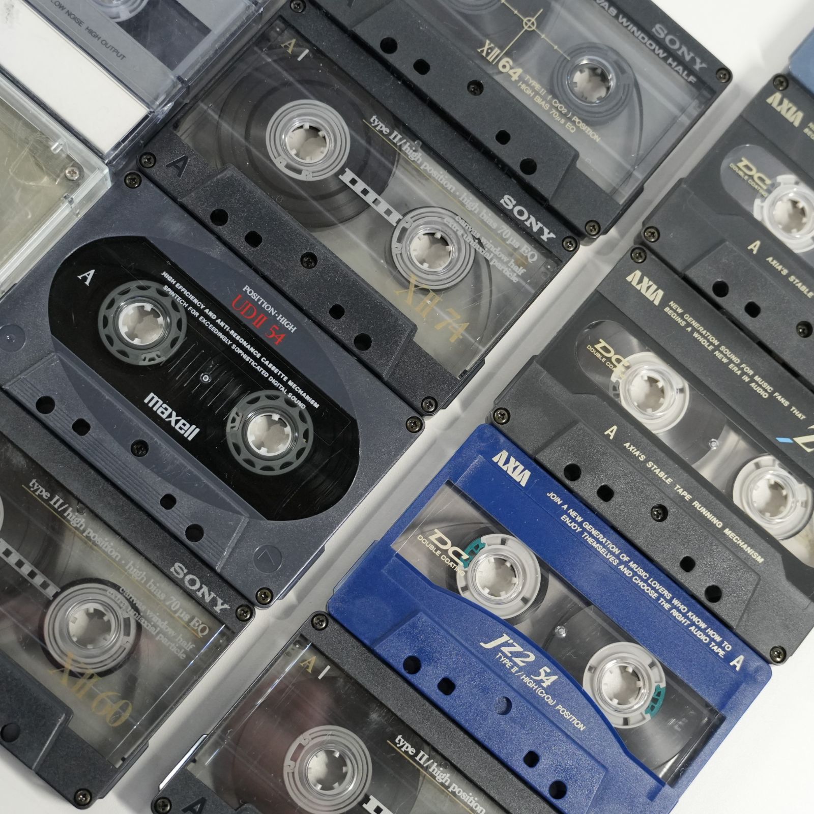 IM] 録音済み カセットテープ 20本セット SONY／AXIA／maxell／TDK