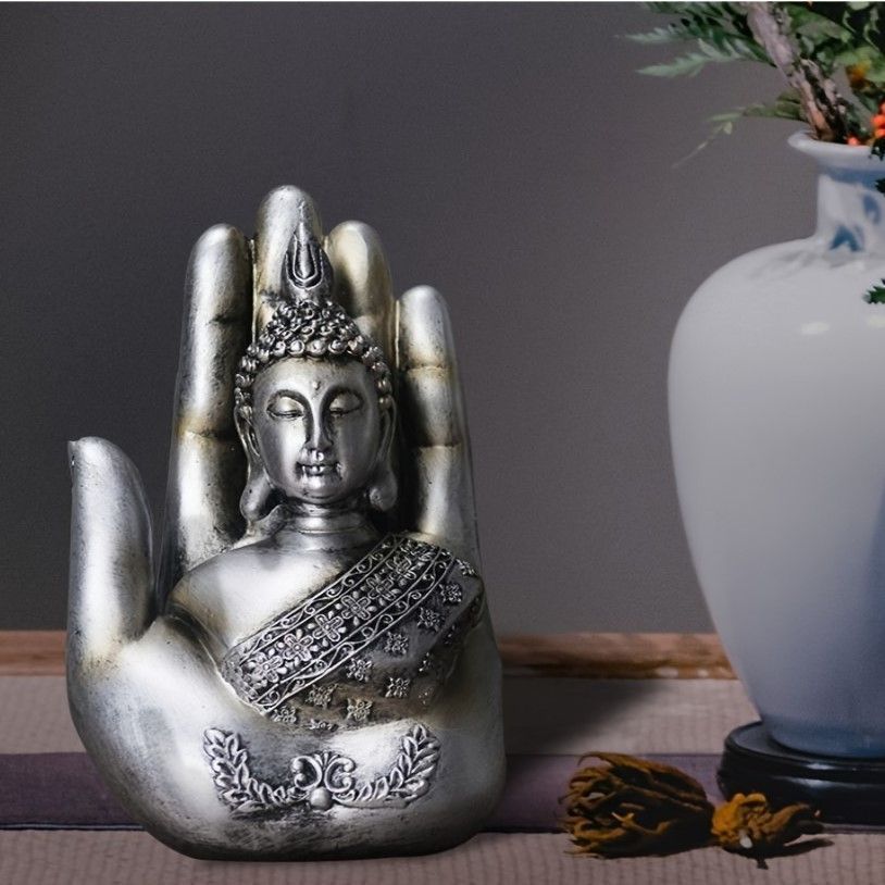 手 像 ハンド オブジェ 仏陀 ブッダ 仏像 彫刻 スピリチュアル 瞑想 禅