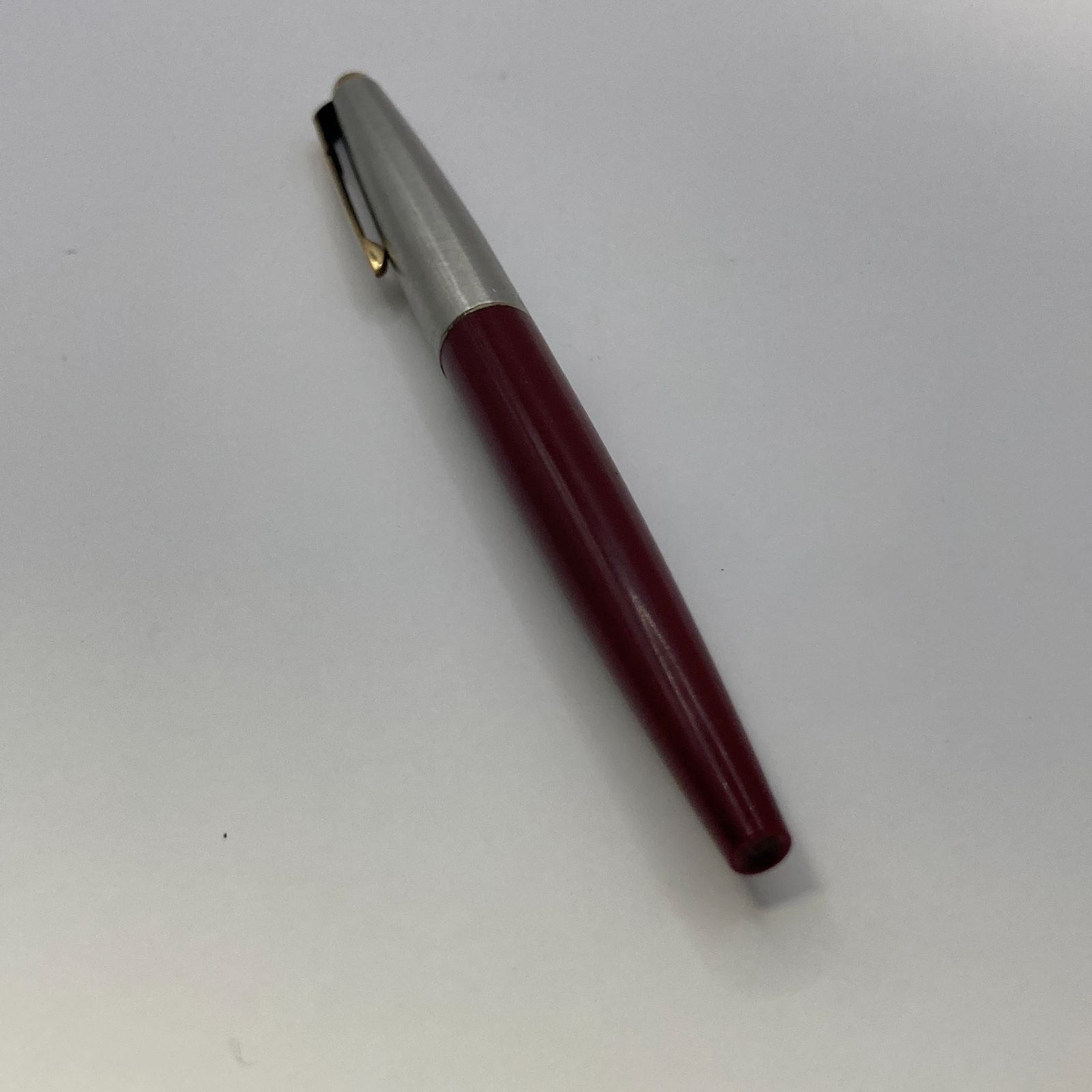14K金製ニブ】パーカー45 万年筆 ボルドーGT 14Kニブ（XF/F相当）洗浄