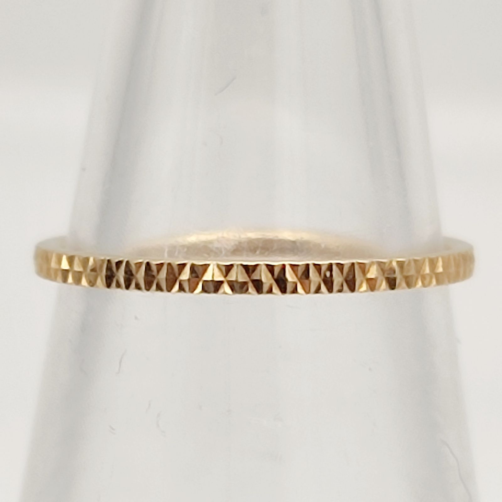 美品】ete エテ K10 クレール トライアングルカットリング ゴールド