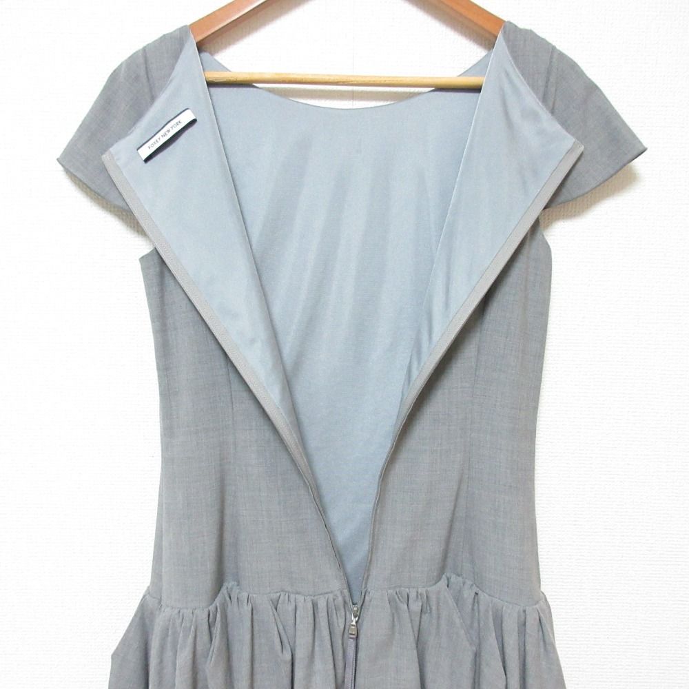 良品 FOXEY NEW YORK フォクシーニューヨーク 半袖 ギャザー フレア