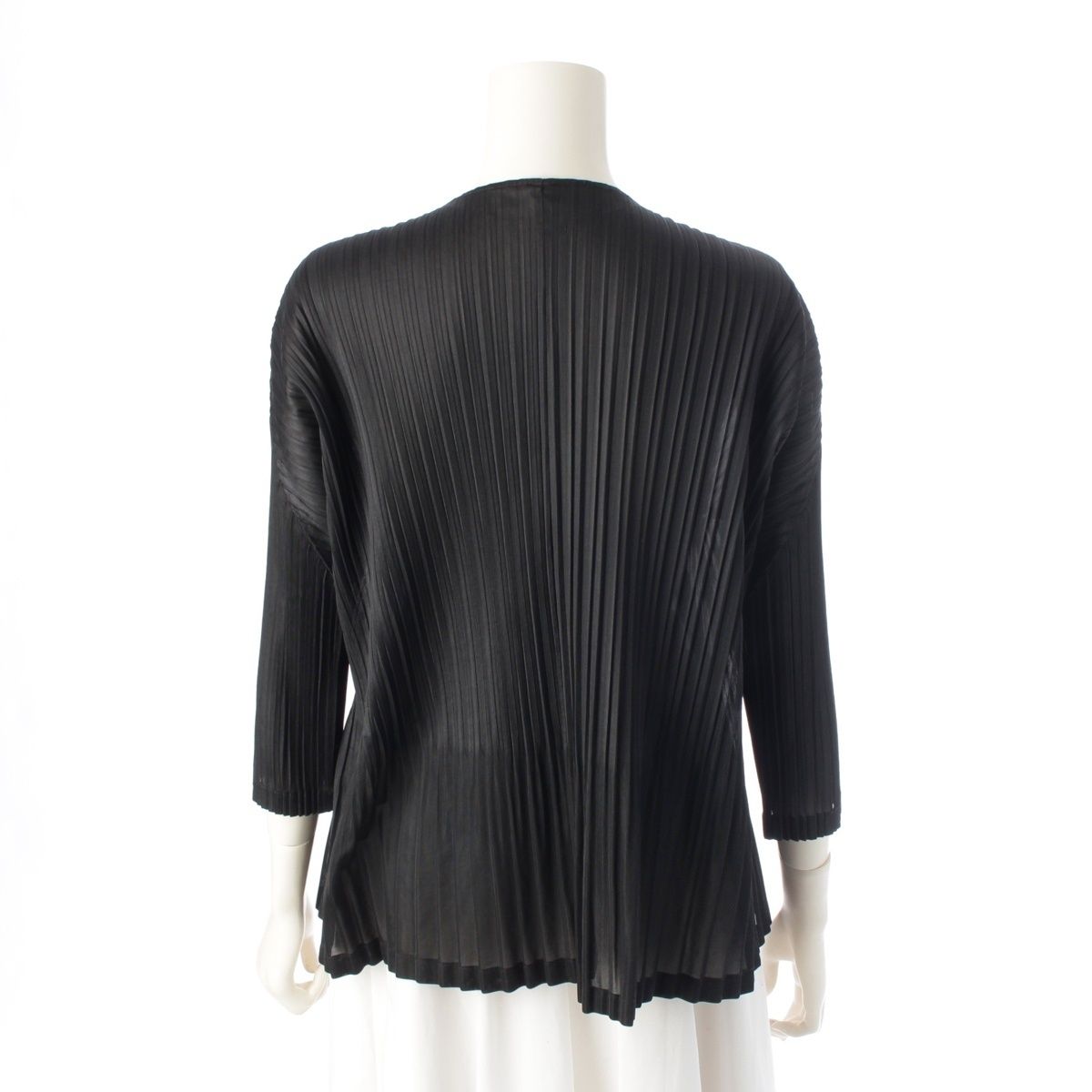 プリーツプリーズ イッセイミヤケ シアー カーディガン トップス PP33