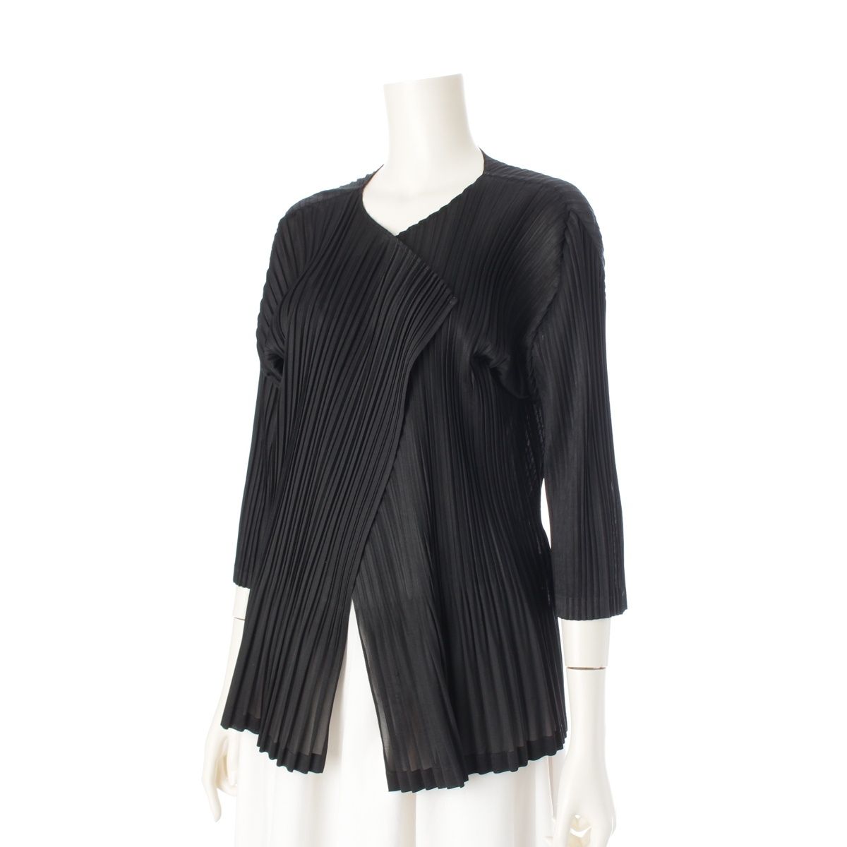 31日まで最終値下 イッセイミヤケ プリーツプリーズ トップス カーディガン プリーツプリーズ イッセイミヤケ シアー カーディガン トップス PP33
