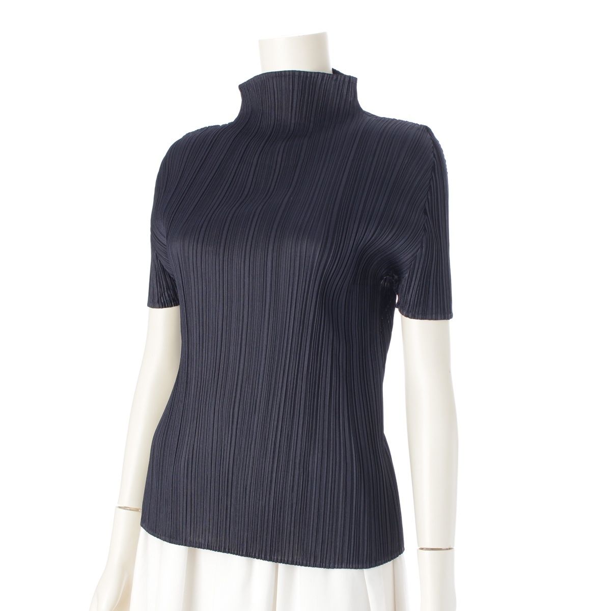 プリーツプリーズ イッセイミヤケ 半袖 ハイネック カットソー PP83