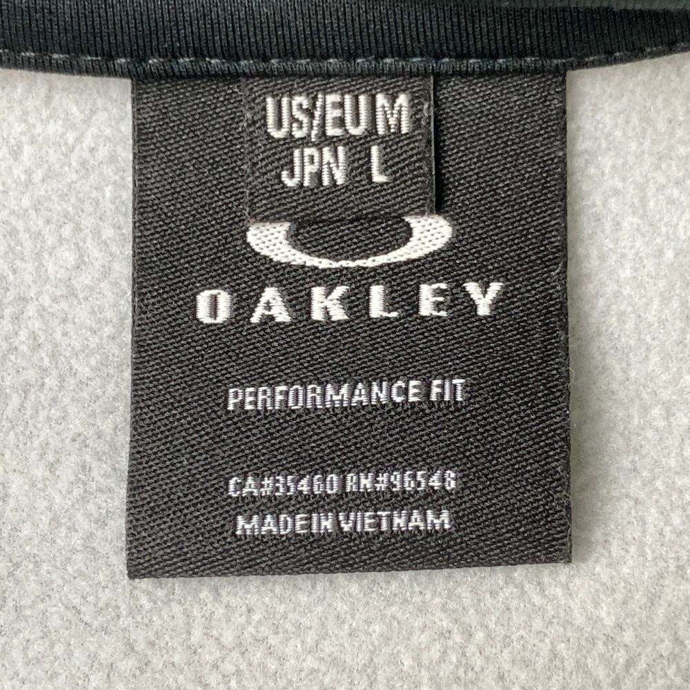 サイズ：L OAKLEY オークリー 裏起毛ジップジャケット グレー系