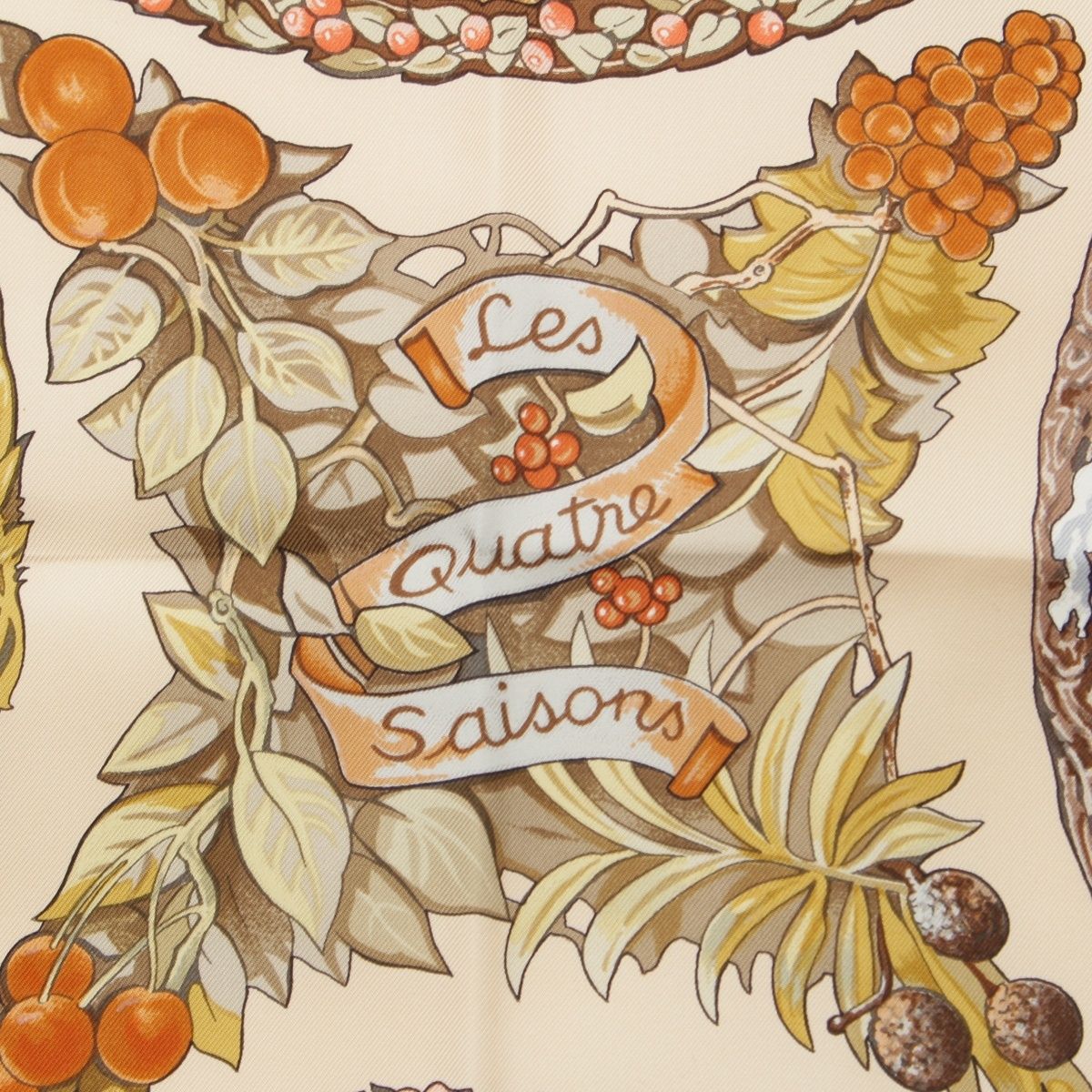 エルメス　カレ90 LES QUATRE SAISONS 質屋 HERMES エルメス スカーフ カレ90 Les Quatre Saisons 四季