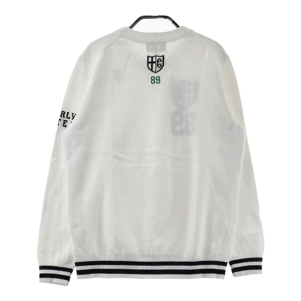 PEARLY GATES ホワイト 長袖セーター サイズ0 サイズ：0 PEARLY GATES パーリーゲイツ 長袖ニットセーター ホワイト