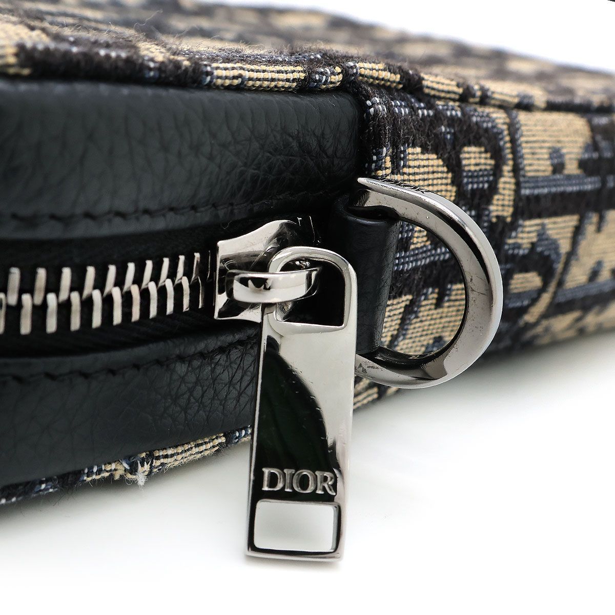 美品 】Christian Dior ディオール ショルダーバッグ オブリーク ジャ 