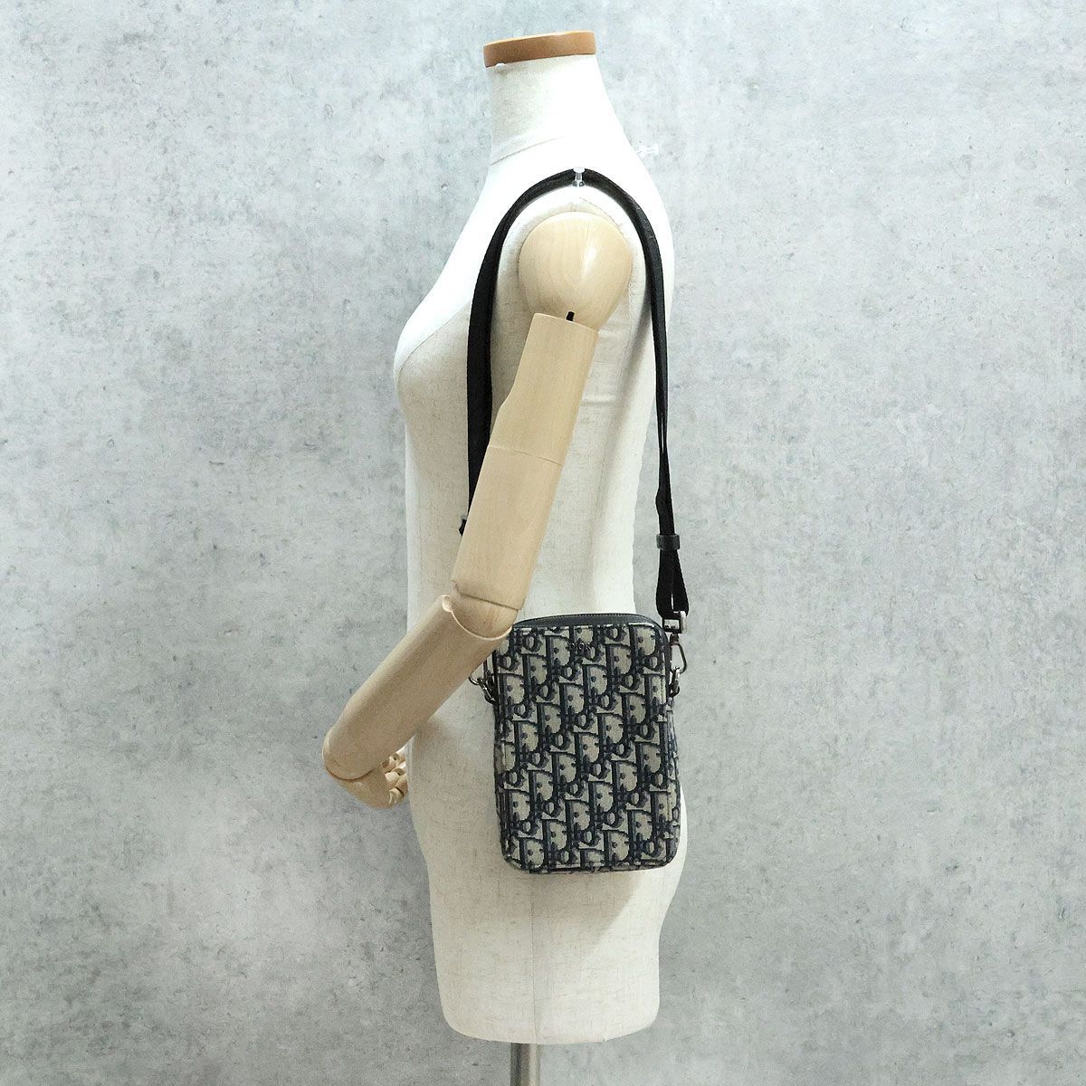 美品 】Christian Dior ディオール ショルダーバッグ オブリーク ジャ 