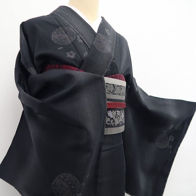 美品 ほていや 奥順謹製 はたおり娘 証紙付 着物 結城紬 R-43 奥順謹製 はたおり娘 証紙付 着物“素朴でいて優しい光と