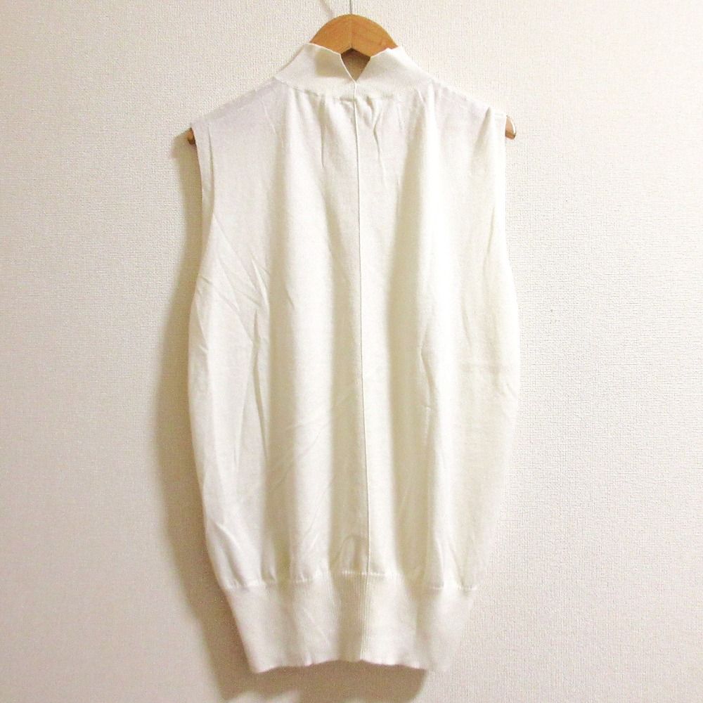 良品 BLAMINK ブラミンク コットンシルクカシミヤ18Gノースリーブ