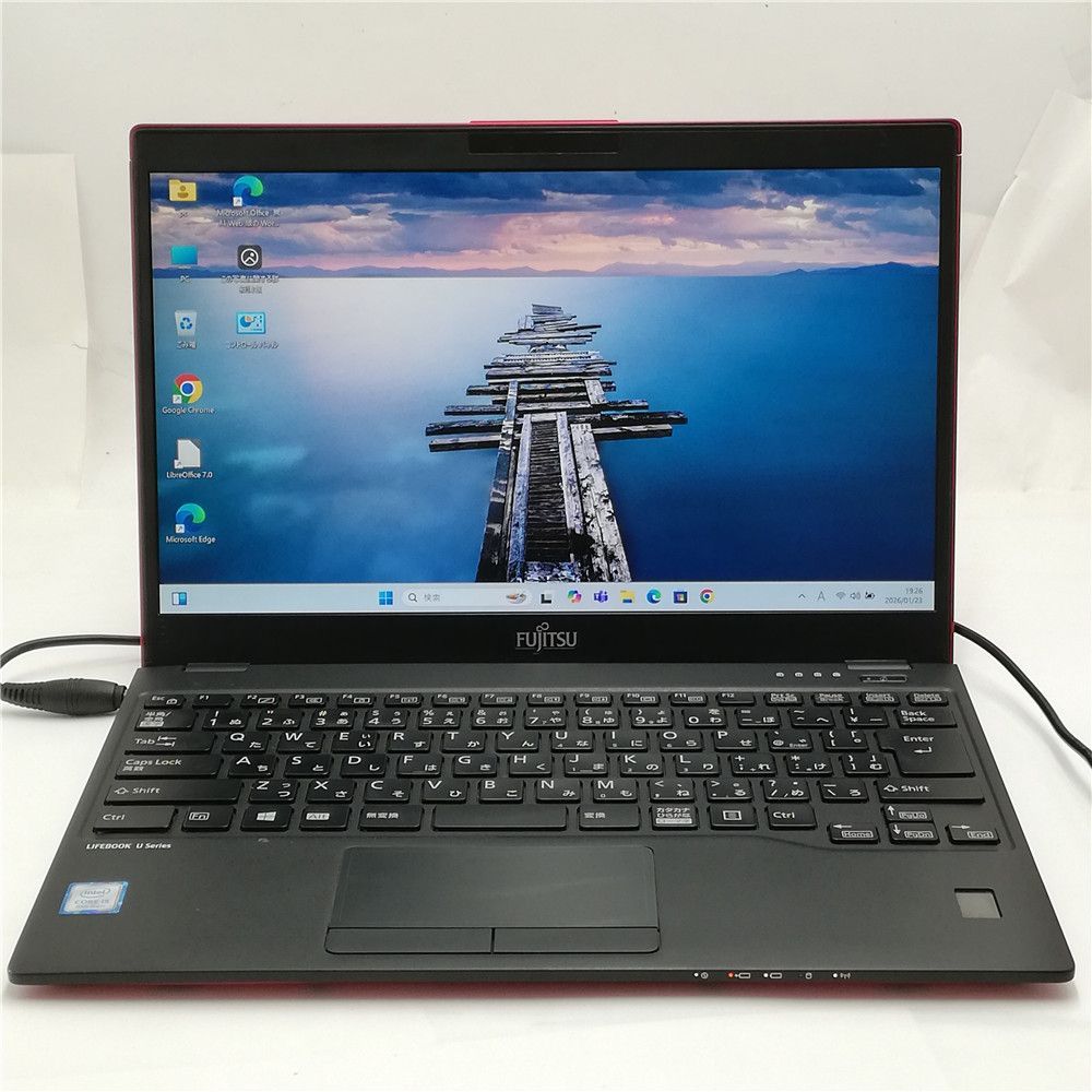 高性能 Wi-Fi有 高速SSD搭載 ノートパソコン 富士通 U939/B レッド